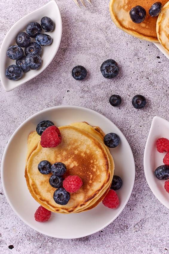 Eine schnelle Frühstücksidee - Pancakes Grundrezept - zum Meal Prep Frühstück